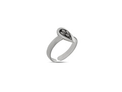 Серебряное кольцо детское «Капель» безразмерное